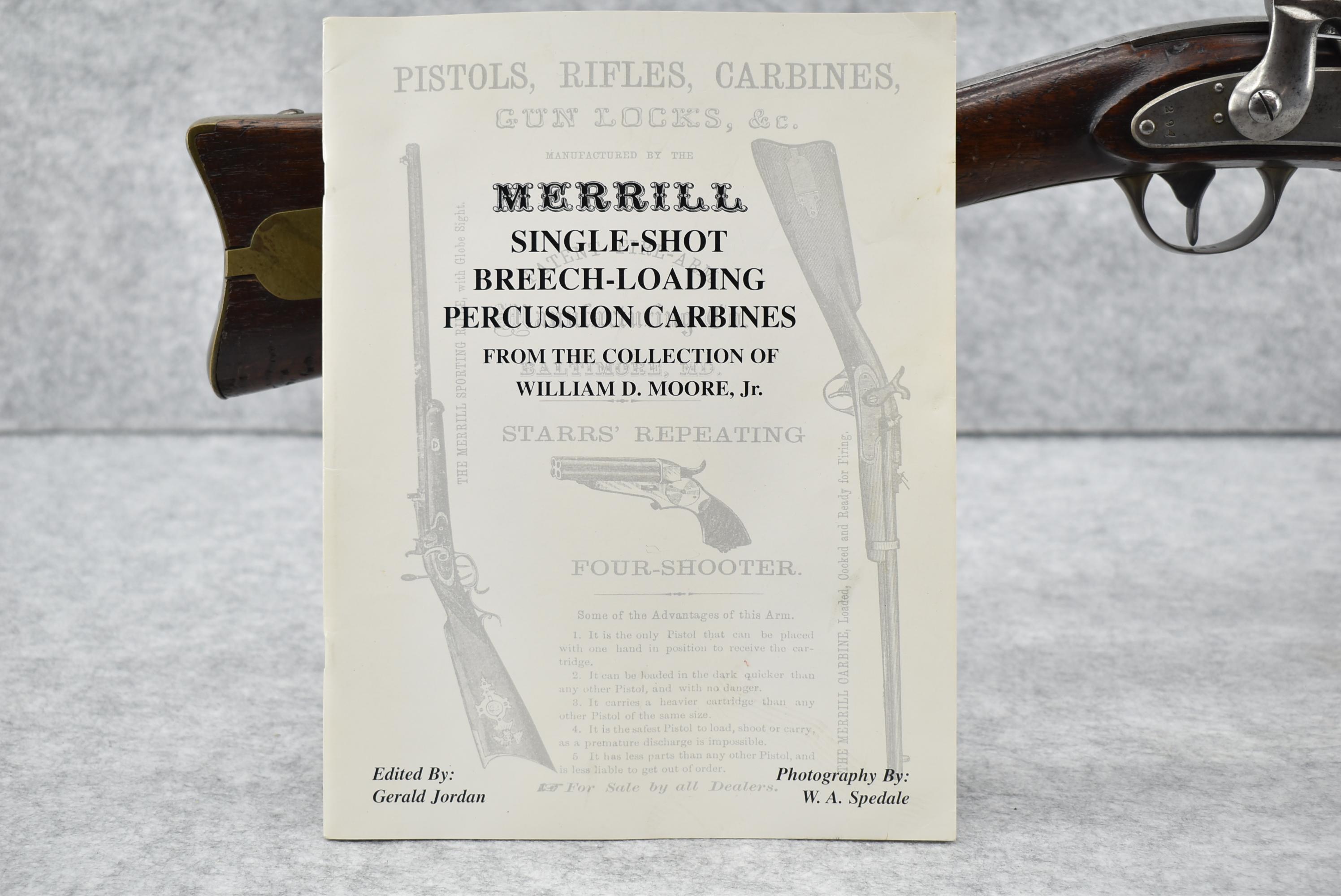 J.H. Merrill (Baltimore) – Serial #294 – 54 Cal. Breech Loading Percussion Carbine – Great Low Seria