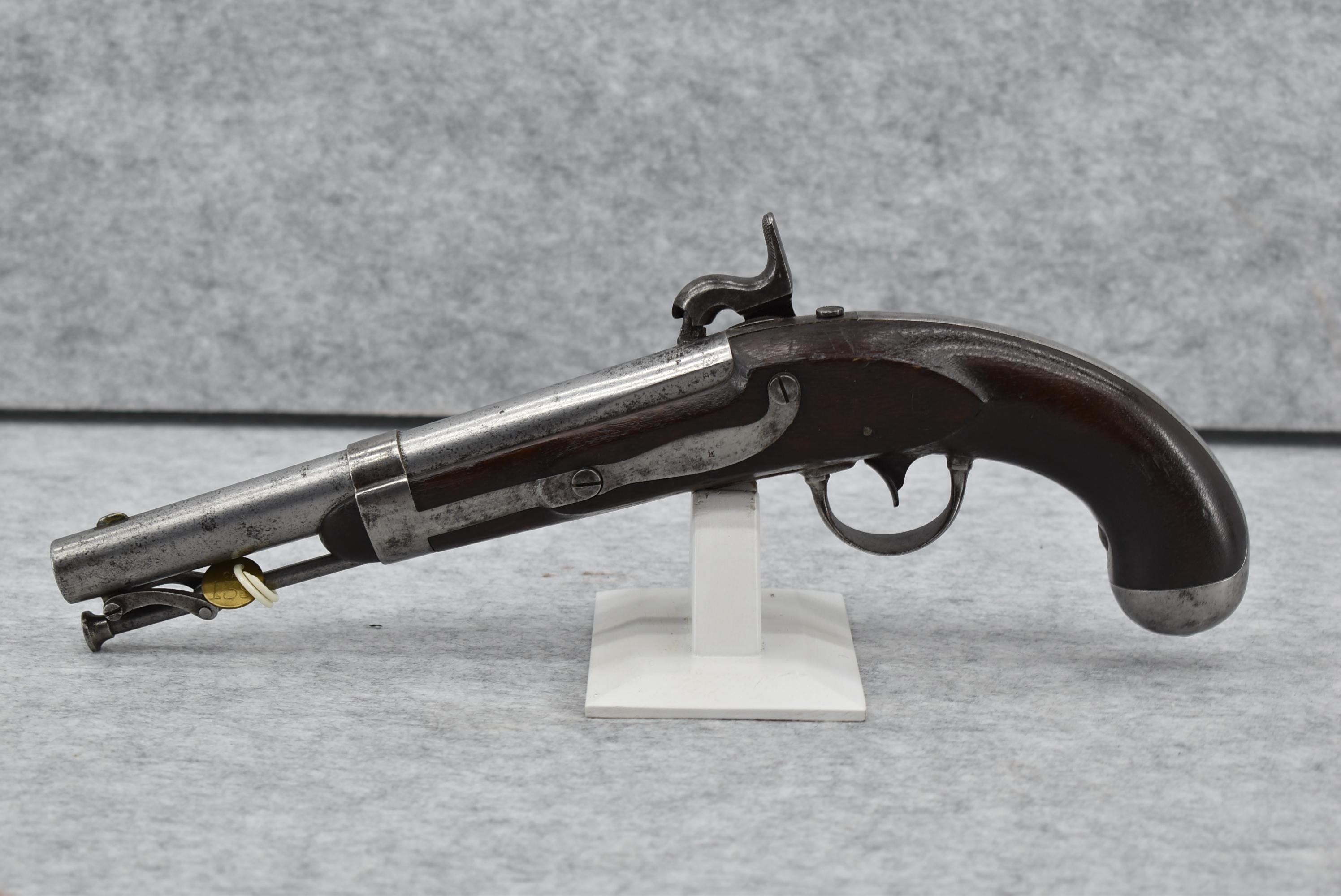 A. Waters – Mod. 1836 – 54 Cal. Converted to Percussion Pistol