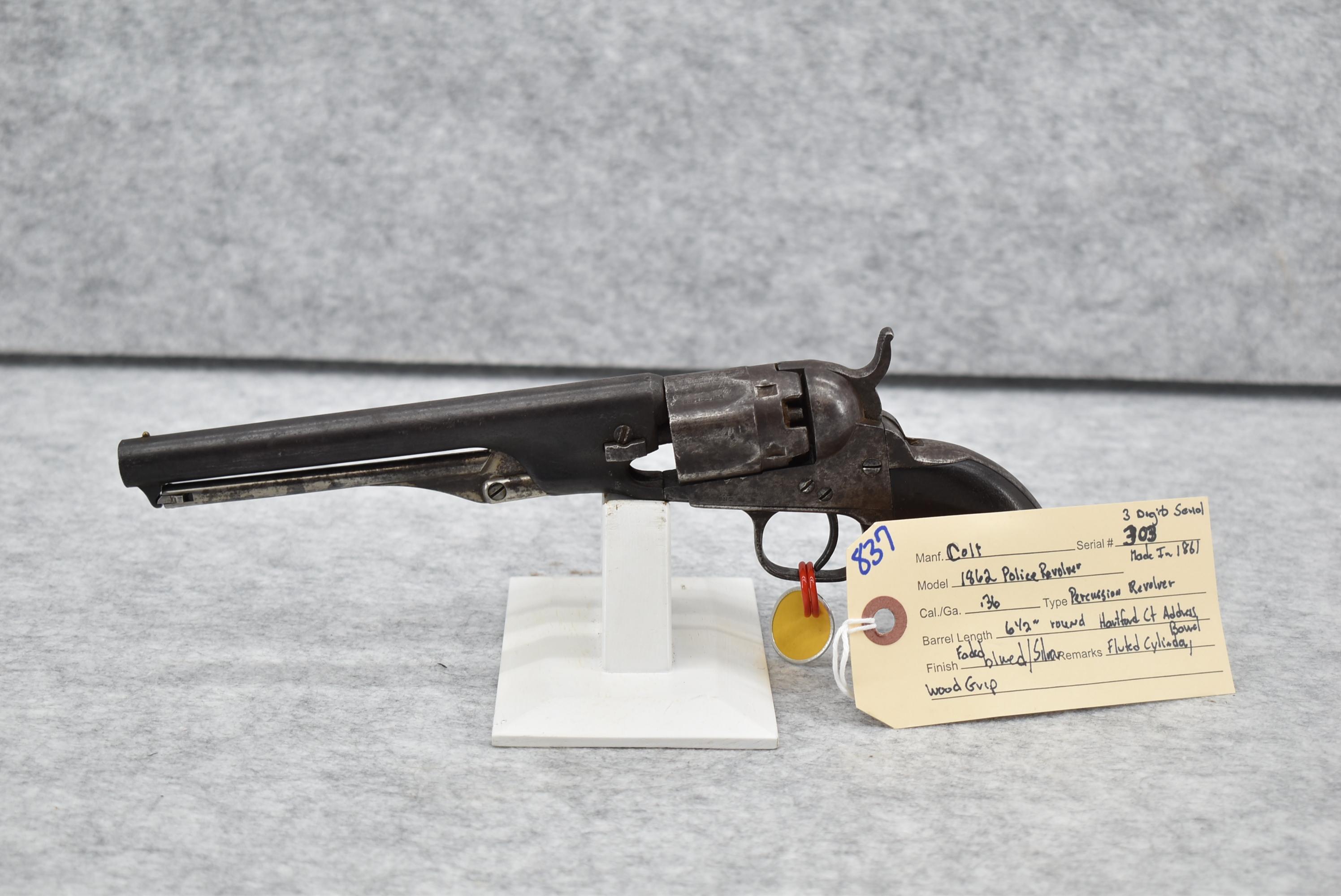 Colt – Mod. 1862 Police Revolver – 36 Cal. Percussion Revolver