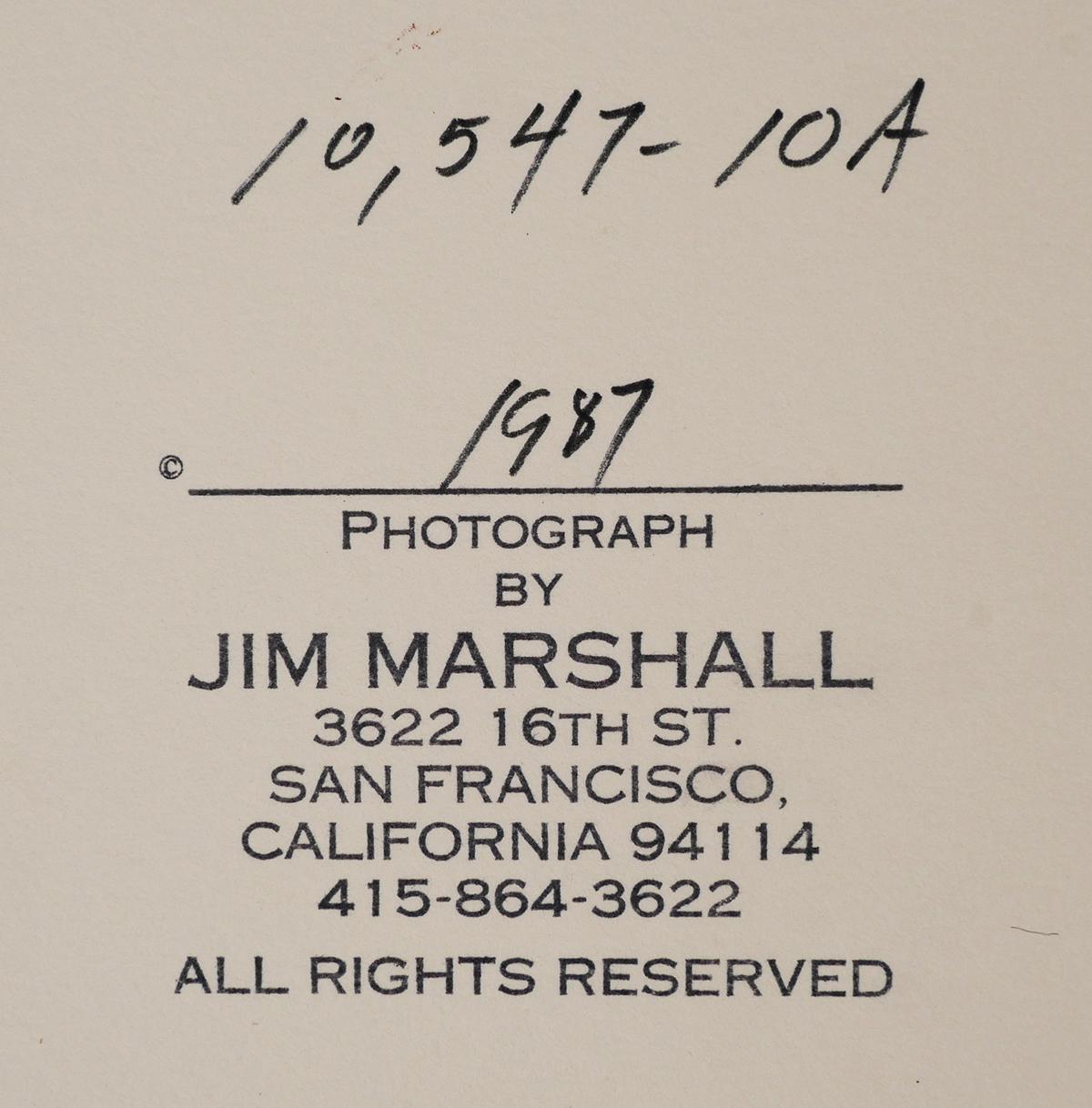 JIM MARSHALL, Joe Liggins Photograph