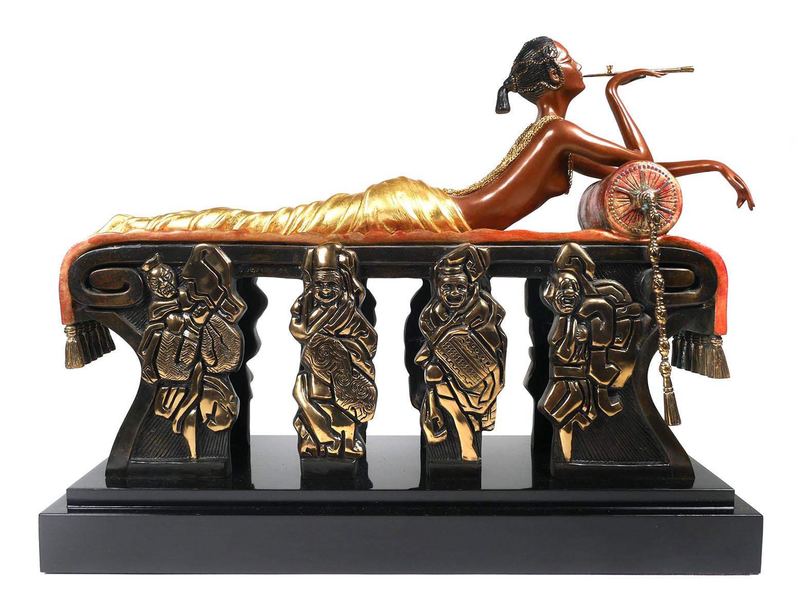 Erte Bronze Daydreams Sculpture