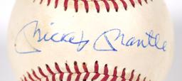 MICKEY MANTLE Signed Baseball