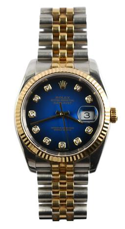 Mens ROLEX Oyster Perpetual Datejust Diamond Watch