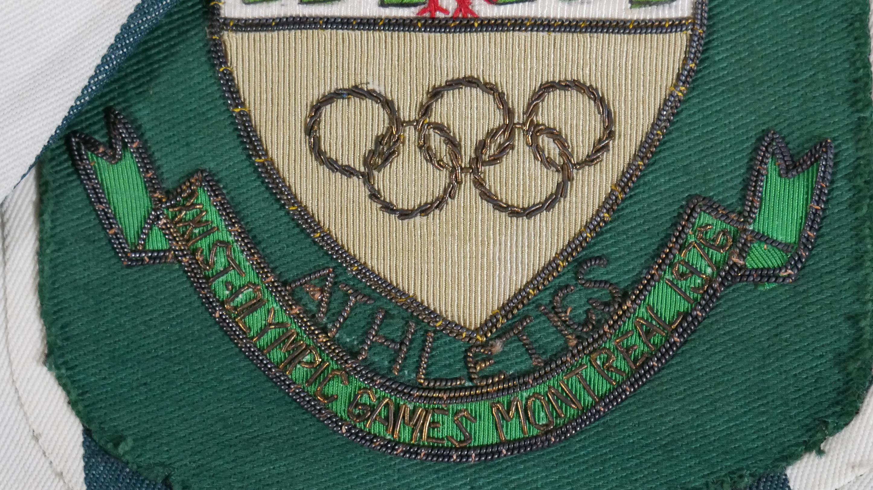 Rare 1976 OLYMPICS Nigerian Team Striped Jacket