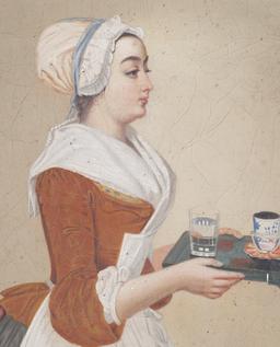 Jean-Etienne Liotard, after, Chocolate Girl, O/C