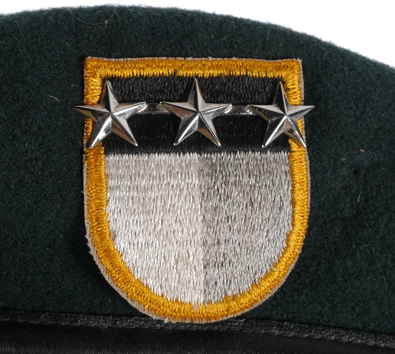 Army Gen YARBOROUGH Special Forces Beret