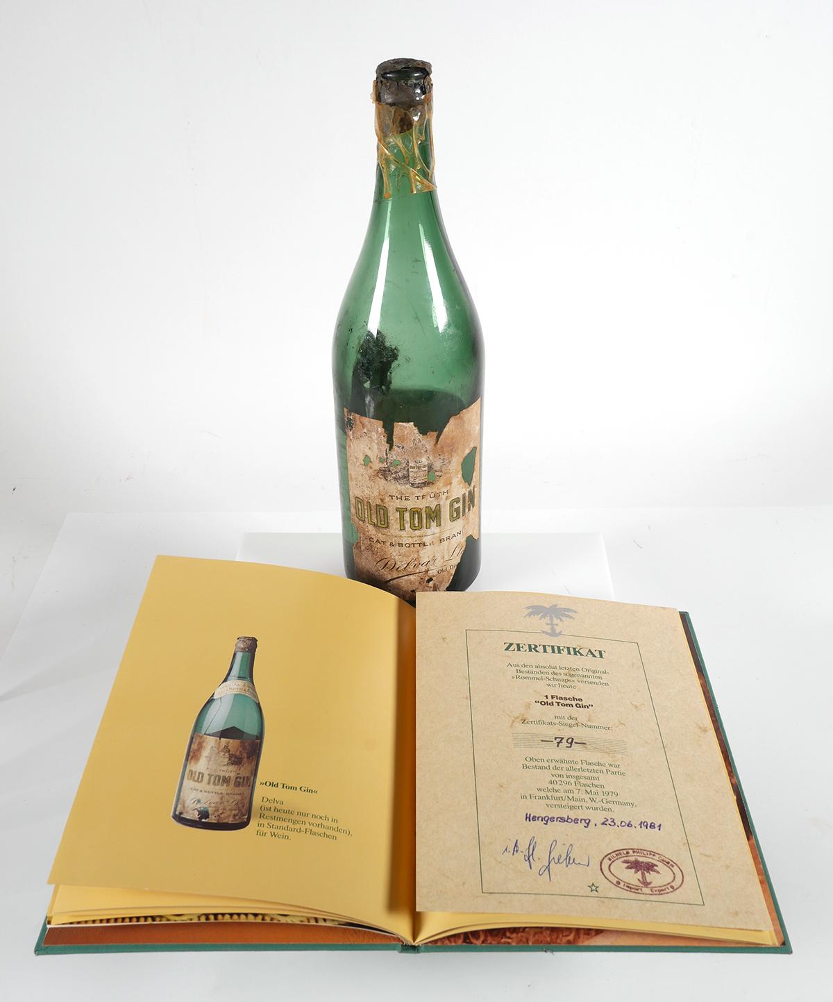 ERWIN ROMMEL Gin Bottle War Trophy