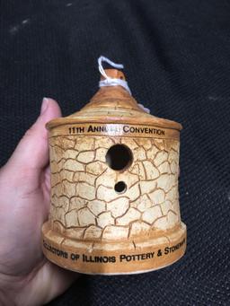 COIPS 11TH ANNUAL CONVENTION , 1994, QUINCY IL BIRDHOUSE, 4" TALL