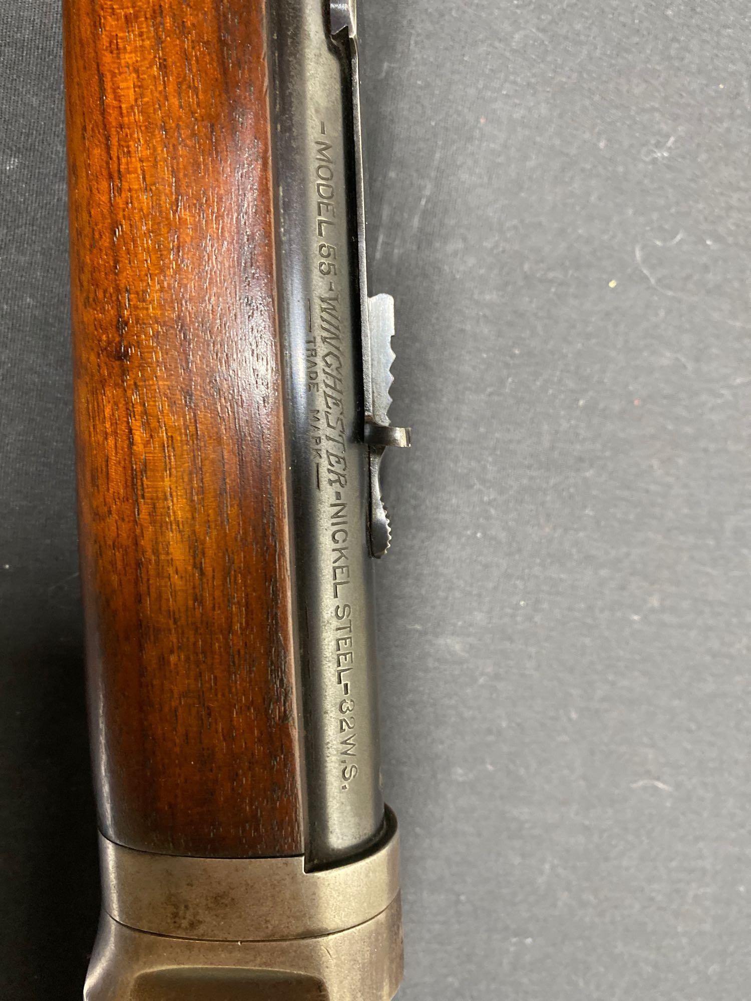 WINCHESTER MODEL 55, 32 WS CAL, MADE IN 1927. SN#4990