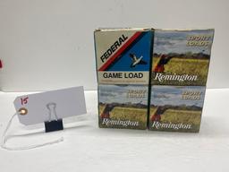 REMINGTON AND FEDERAL 20GA, 7 1/2 SHOT (X4)