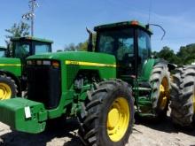 John Deere 8400 MFWD Tractor w/Trimble auto steer