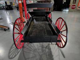 Restored Horse Drawn Buck Board Wagon- SELLING NO RESERVE