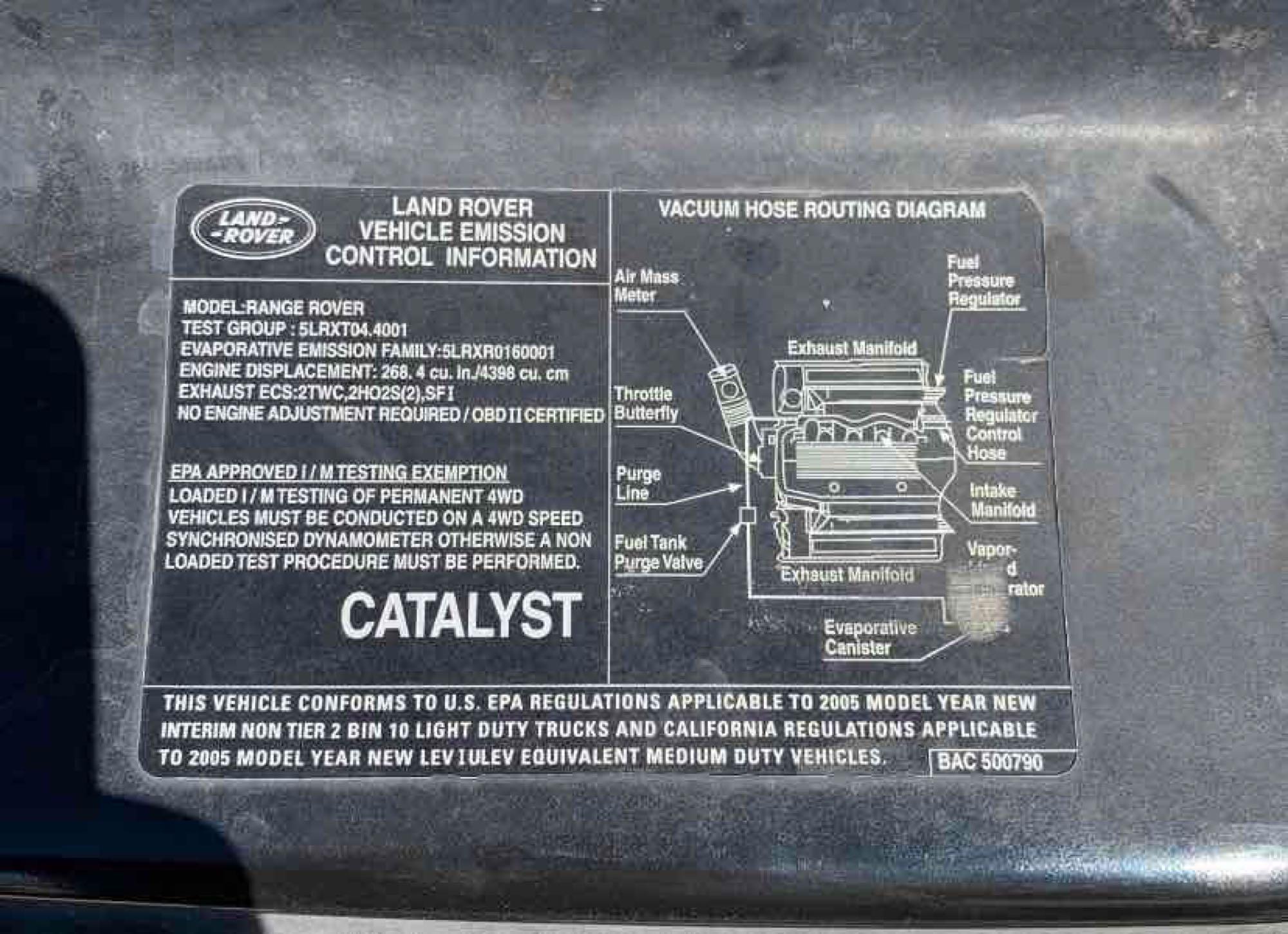 2005 Land Rover Range Rover