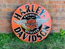 Porcelain Sign Harley-Davidson Premium Quality Motorcycles