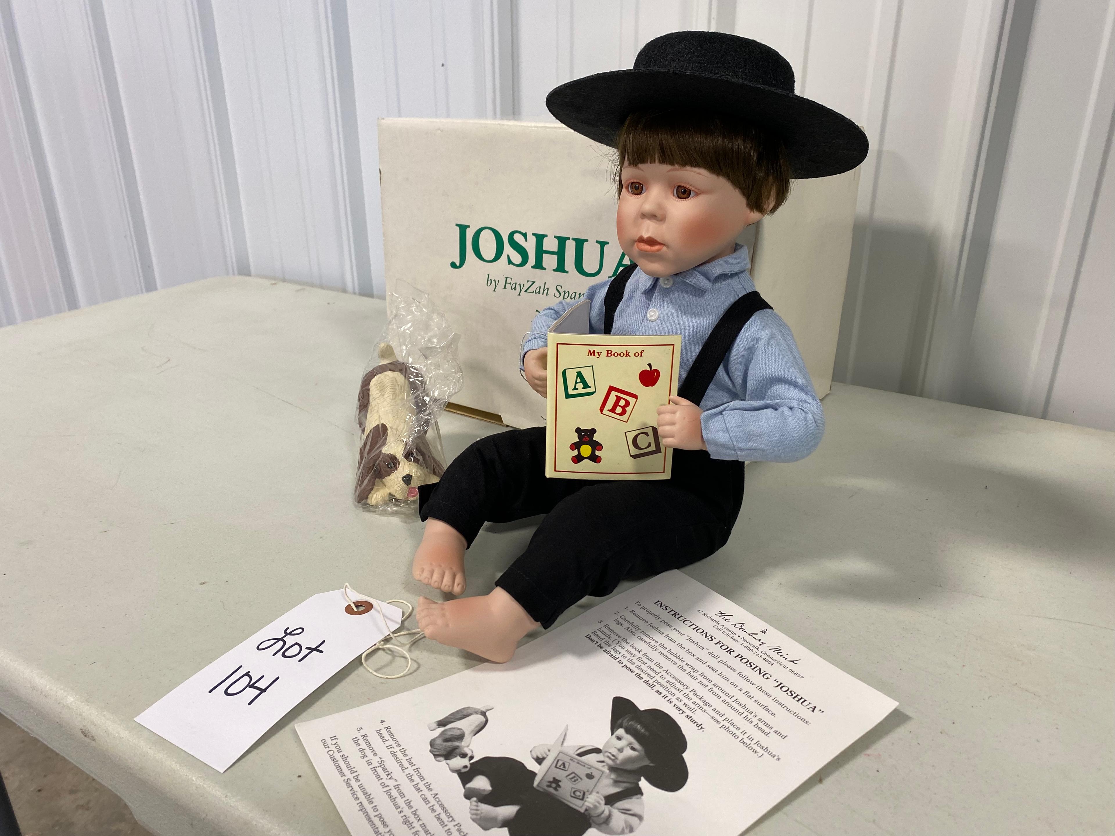 The Danbury Mint Joshua Amish Doll