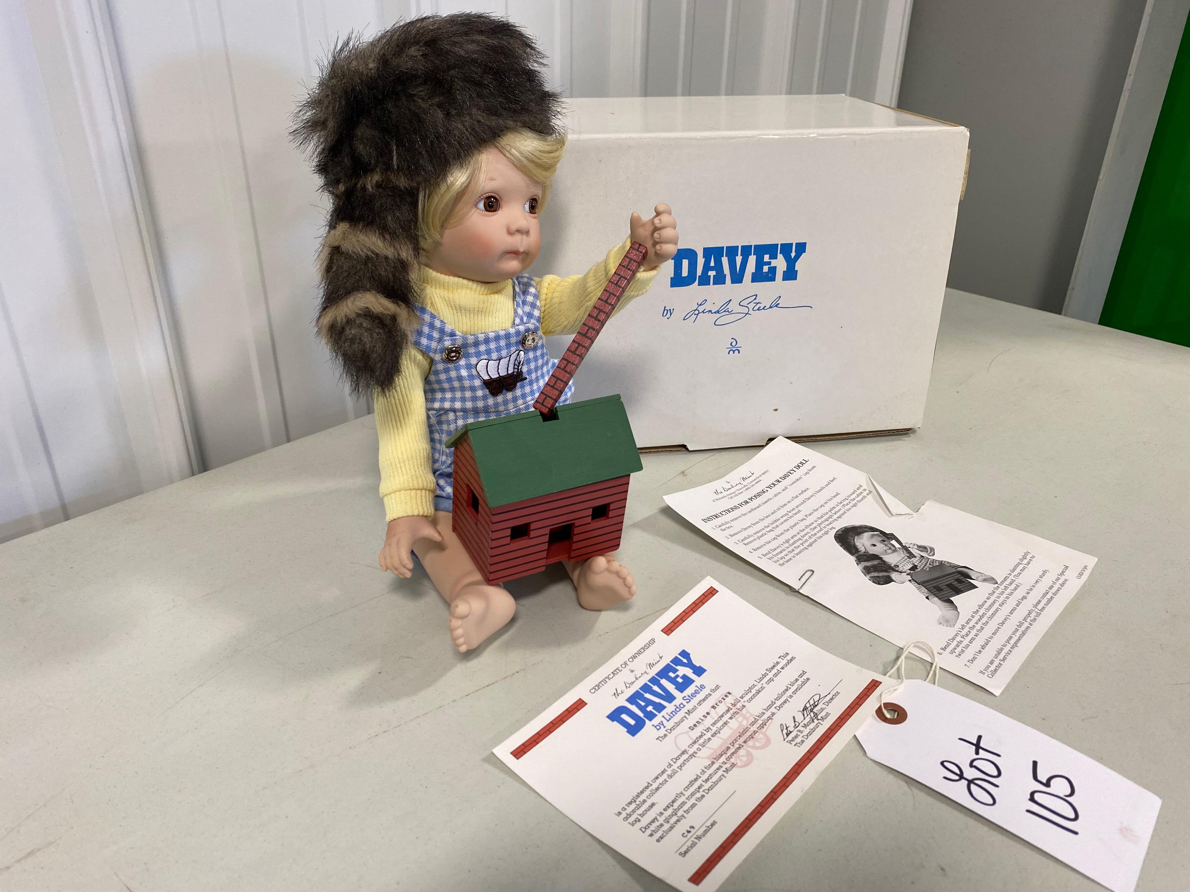 The Danbury Mint Davey Doll