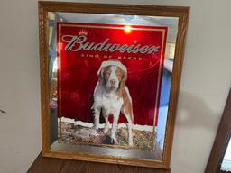 Budweiser Dog Mirror