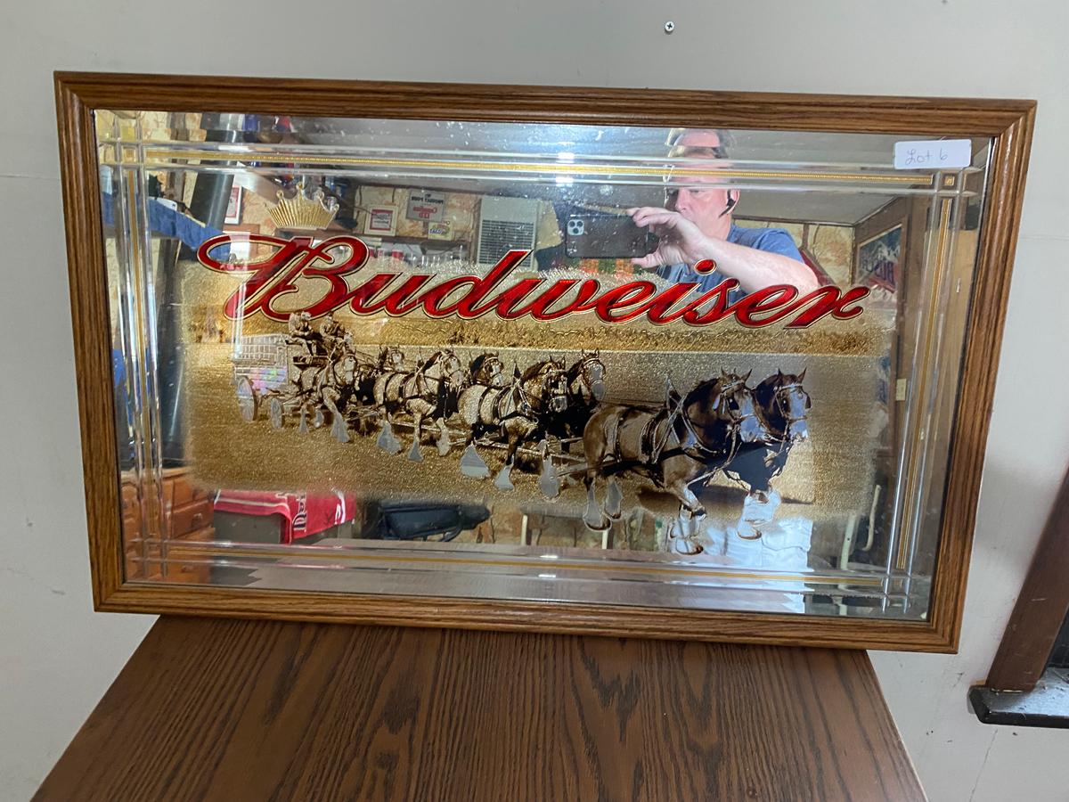 Budweiser Clydesdale Mirror