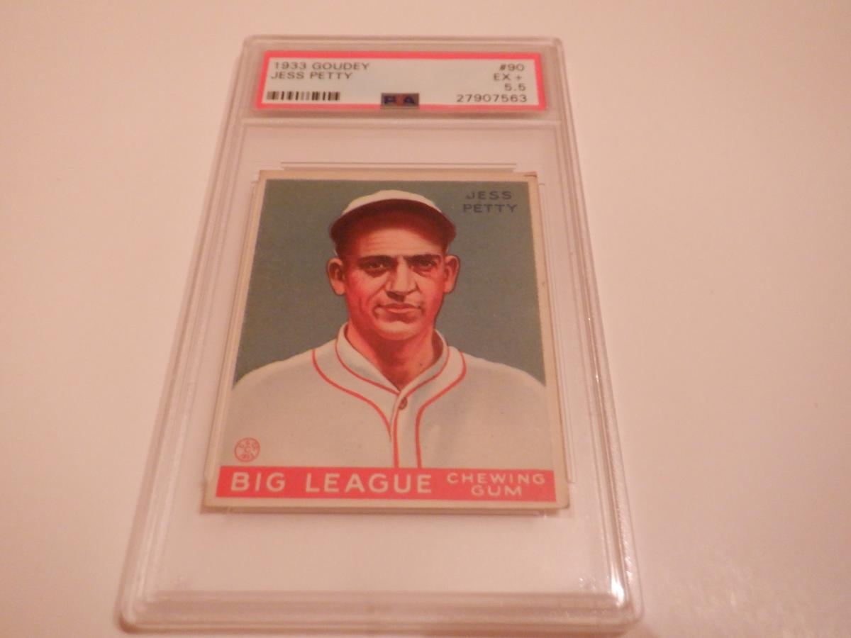 1933 GOUDEY JESS PETTY #90. PSA 5.5