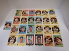 LOT OF 25 1958 TOPPS CLEVELAND INDIANS CARDS