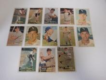 LOT OF 13 1957 TOPPS CHICAGO WHITE SOX CARDS