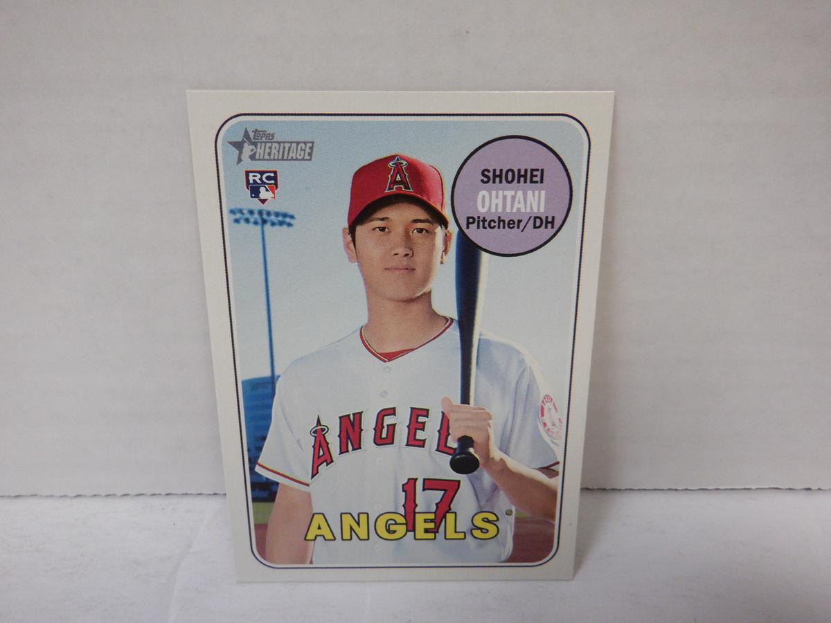 2018 TOPPS HERITAGE #600 SHOHEI OHTANI RC