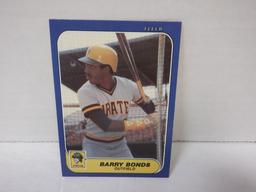 1986 FLEER #U-14 BARRY BONDS RC