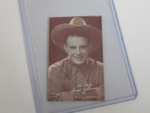 1938 EXHIBIT MOVIE STARS HAND CUT VINTAGE CARD FRED GILMAN