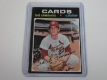 1971 TOPPS BASEBALL TED SIMMONS ST LOUIS CARDINALS
