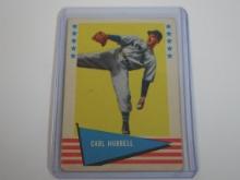 1961 FLEER BASEBALL GREATS #45 CARL HUBBELL VINTAGE HOF
