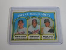 1972 TOPPS BASEBALL HARMON KILLEBREW FRANK ROBINSON REGGIE SMITH AL RBI