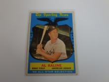 1959 TOPPS BASEBALL #562 AL KALINE ALL STAR HIGH NUMBER VINTAGE