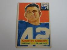1956 TOPPS FOOTBALL #77 CHARLIE CONERLY NEW YORK GIANTS VINTAGE