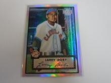 2001 TOPPS ARCHIVES LARRY DOBY REFRACTOR 1952