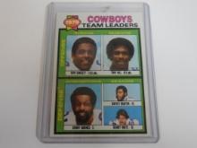 1979 TOPPS FOOTBALL DALLAS COWBOYS TEAM LEADERS CARD TONY DORSETT