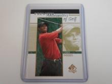 2001 UPPER DECK SP AUTHENTIC TIGER WOODS PREVIEW ROOKIE CARD