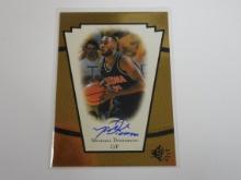 1998-99 UD SP MICHAEL DICKERSON AUTOGRAPHED ROOKIE CARD