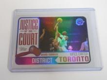 RARE 2003-04 TOPPS VINCE CARTER JUSTICE OF THE COURT HOLO