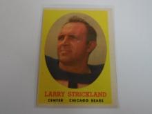 1958 TOPPS FOOTBALL #99 LARRY STRICKLAND CHICAGO BEARS