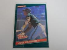 1986 DONRUSS JOSE CANSECO THE ROOKIES ROOKIE CARD ATHLETICS