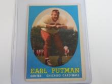 1958 TOPPS FOOTBALL #88 EARL PUTMAN CHICAGO CARDINALS