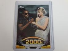 RARE 2011 TOPPS AMERICAN PIE TAYLOR SWIFT KANYE WEST ROOKIE CARD TOP DOLLAR CARD $$$