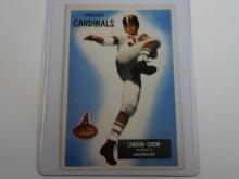1955 BOWMAN FOOTBALL #5 LINDON CROW ROOKIE CARD RC CHICAGO CARDINALS