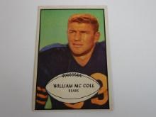 1953 BOWMAN FOOTBALL #12 WILLIAM MCCOLL CHICAGO BEARS