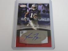 2007 SAGE YAMON FIGURS AUTOGRAPHED ROOKIE CARD RED LEVEL