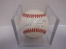 DARELL EVANS SIGNED AUTO INSCRIBED BASEBALL