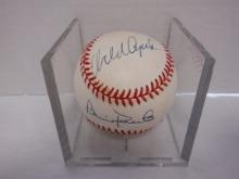 ORLANDO CEPADA ROBIN ROBERTS SIGNED AUTO BASEBALL