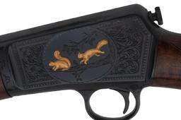 Engraved and Gold Inlaid Winchester Model 63