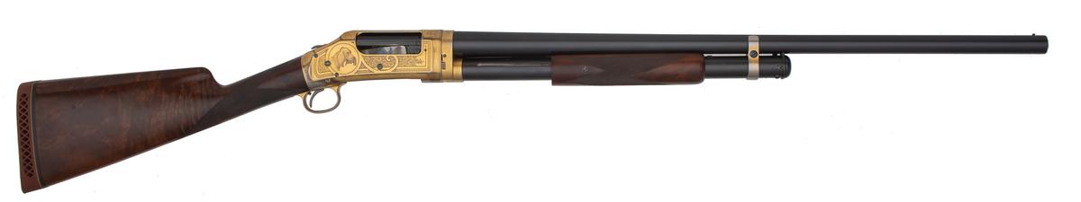 Factory Engraved Winchester Model 1897 Shotgun with Extra Barrel