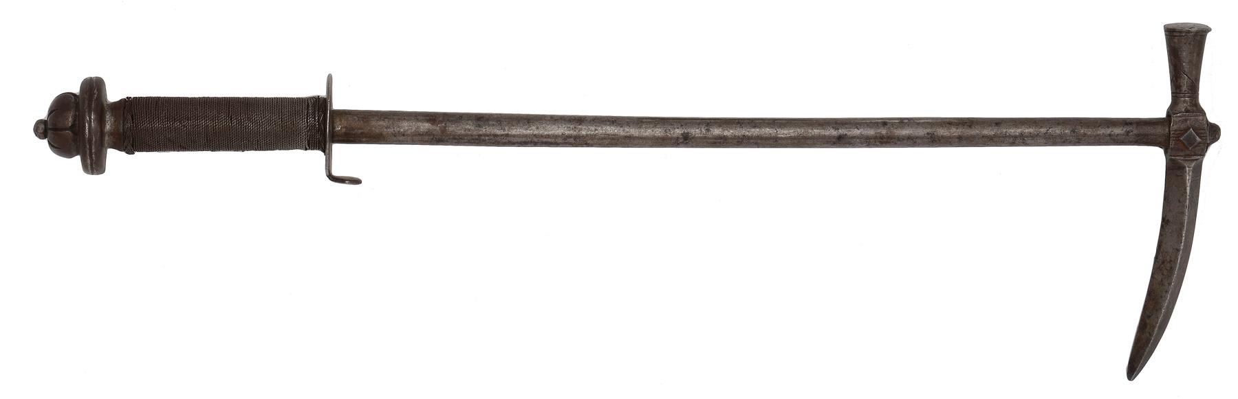 A Fine And Rare Saxon Horseman's Hammer Circa 1625